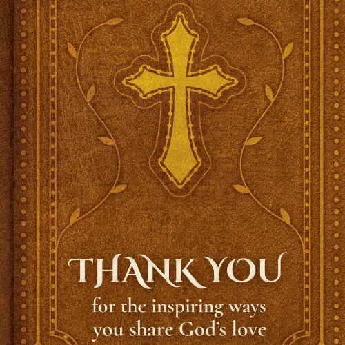 Miniatura 6 de Tarjeta de cumpleaños religiosa de Prime Greetings para pastor, fabricada en Estados Unidos, ecológica, cartulina gruesa con sobre premium de 5 x