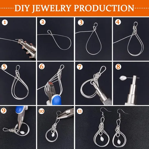 Miniatura 5 de BENECREAT Alambre de cobre para cuentas de joyería de calibre 18, resistente al deslustre, alambre de metal de bronce antiguo para hacer joyas