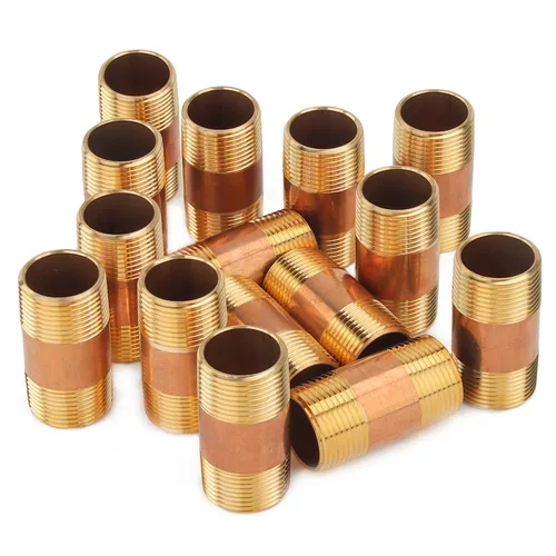 Miniatura 4 de LTWFITTING Tubería de latón para cerrar pezones de 1 pulgada macho NPT (paquete de 5)