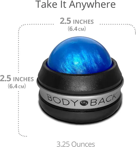 Miniatura 7 de Body Back Rodillo de Masaje Manual con Bola Rodillo de Tejido Profundo y Bola Lacrosse - Masajeador de Mano para Músculos Adoloridos y Dolor