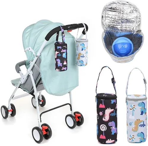 Miniatura 2 de Calentador de agua de leche, bolsa aislada para bebés, calentador de biberón de lactancia para bebé, bolsa de biberón preservada para viajes
