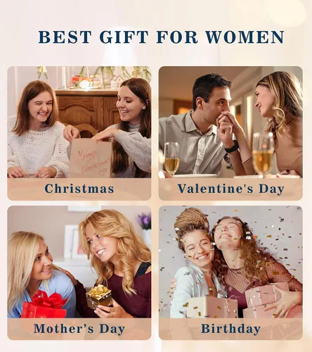 Miniatura 5 de doubgood Pulseras de oro para mujer, pulseras de cuentas de oro para mujer, pulseras de oro apiladas, apilables, apilables y elásticas