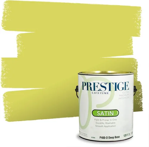 Miniatura 137 de PRESTIGE Pinturas Pintura interior e imprimación en uno, 1 galón, cáscara de huevo, aventura