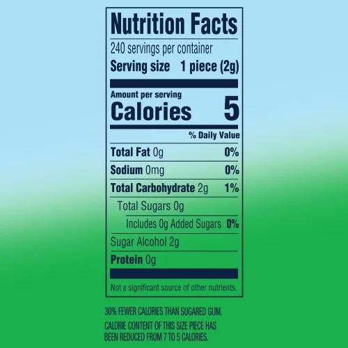 Miniatura 2 de EXTRA Chicle de menta verde Refreshers, 40 unidades (paquete de 6)