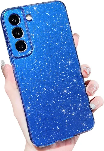 Miniatura 13 de MINSCOSE Compatible con Samsung Galaxy S22 Plus Case, Bonito Color Neón Brillante, con Purpurina Brillante Delgada Resistente a Golpes de Silicona