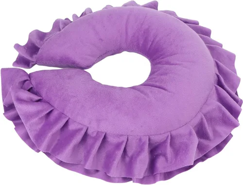 Miniatura 5 de Dioche Almohada de boca abajo, suave spa salón masaje cara, mesa de cama, almohada para el cuello de la cabeza, almohadilla de viaje para el cuello