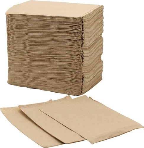 Toallas de papel kraft de un solo pliegue – 1 capa – 10-1/4 x 9.10 pulgadas – Ideal para restaurantes, oficinas, bares, industriales – Toallas de
