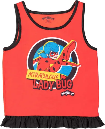 Miniatura 5 de Miraculous Rena Rouge Ladybug - Camiseta de pijama y pantalones cortos para niñas pequeñas a grandes