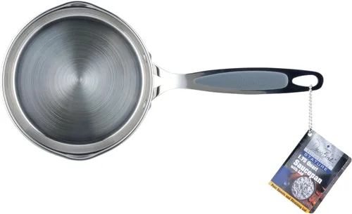 Miniatura 6 de David Burke Stature - Sartén de acero inoxidable de 1.75 cuartos de galón con tapa de tensión, apta para horno, color gris cepillado