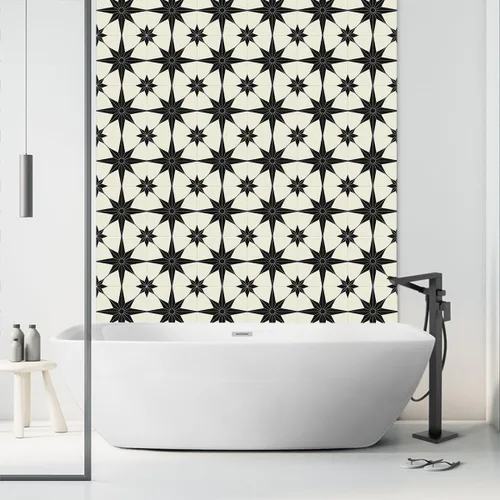 Miniatura 6 de 16 calcomanías decorativas para azulejos estilo mandala, autoadhesivas, removibles, para salpicaduras, cocina, baño, muebles, escaleras, decoración