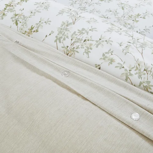 Miniatura 5 de Laura Ashley Casa - Juego de funda de edredón tamaño individual, ropa de cama reversible de algodón con funda a juego, ropa de cama de peso medio
