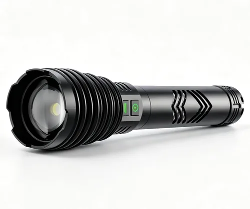 Linternas de 600.000 lúmenes altos, 6 modos con carga rápida, linterna potente recargable súper brillante IP67 impermeable y resistente a los golpes