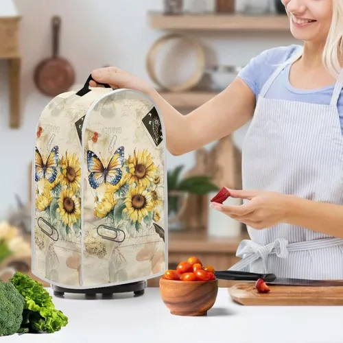 Miniatura 3 de Funda para batidora, cubierta para electrodomésticos de cocina, protección contra el polvo, lavable, para máquina de café, procesador de alimentos