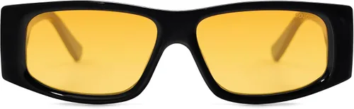 Miniatura 2 de SOJOS Gafas de sol polarizadas rectangulares Y2K de moda para mujeres y hombres, gafas de sol rave de diseñador de moda SJ2228
