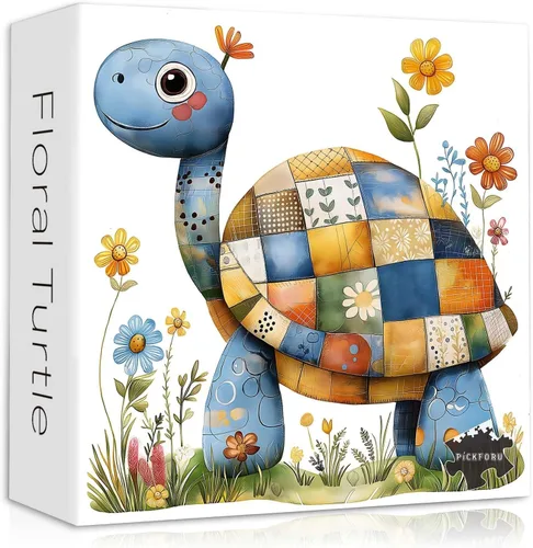 Rompecabezas de tortuga marina para adultos, 1000 piezas, rompecabezas de animales lindos de la naturaleza, rompecabezas de plantas y flores, arte