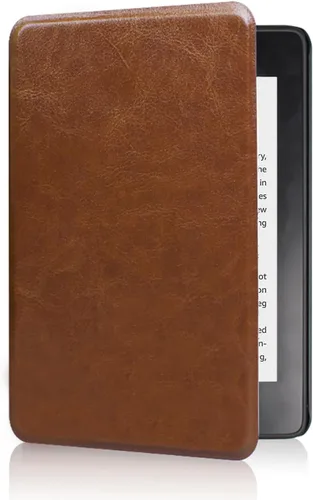 Miniatura 18 de SCSVPN Funda para Kindle de 10ª generación de 6 pulgadas (versión 2019, modelo J9G29R), funda de cuero de alta calidad ultra fina y ligera con Negro