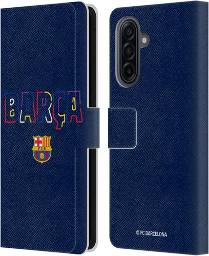 Miniatura 37 de Head Case Designs Funda de piel con licencia oficial del FC Barcelona Barca Crest Graphics para Samsung Galaxy A06 4G