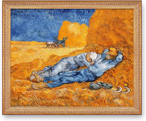 Miniatura 146 de A&T ARTWORK Noche estrellada sobre el Ródano de Vincent Van Gogh. Tamaño del marco: 36 x 30 pulgadas, tamaño de la imagen: 30 x 24 pulgadas