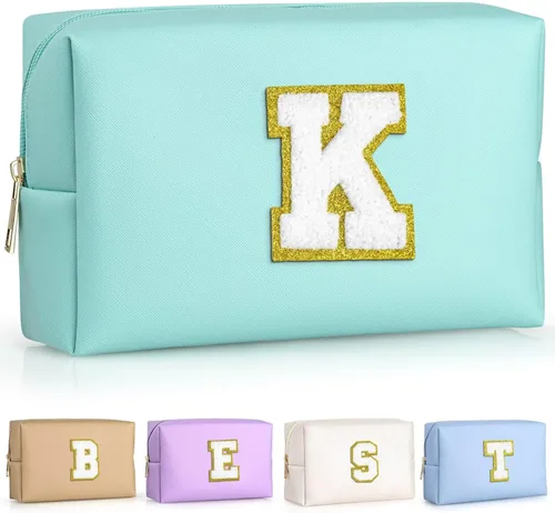 Miniatura 12 de TOPEAST - Bolso de maquillaje para mujer, G Blanco nacarado-rosa