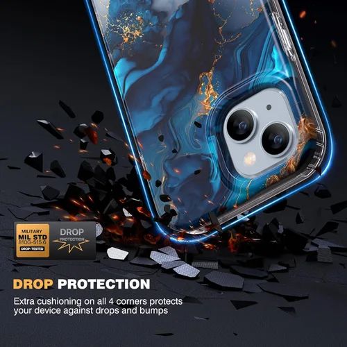 Miniatura 151 de Diaclara Funda diseñada para iPhone 16, mejorada [protección completa de la cámara], carcasa resistente de cuerpo completo con protector de pantalla