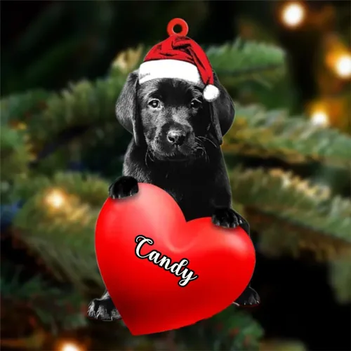Miniatura 47 de Adornos de Navidad personalizados para perros, nombre personalizado, adorno de Malamute de Alaska, adornos acrílicos, regalos de Navidad, amantes