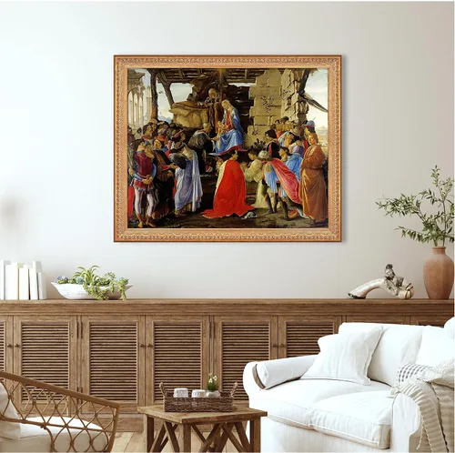 Miniatura 355 de A&T ARTWORK Campo de trigo con cipreses de Van Gogh Las reproducciones de arte clásico mundial, impresiones en lienzo giclée para decoración