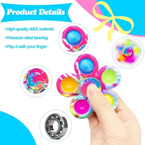 Miniatura 6 de 30 juguetes giratorios para ansiedad, rellenos de huevos de Pascua, regalos de fiesta para niños, paquete de juguetes para ansiedad pop a granel