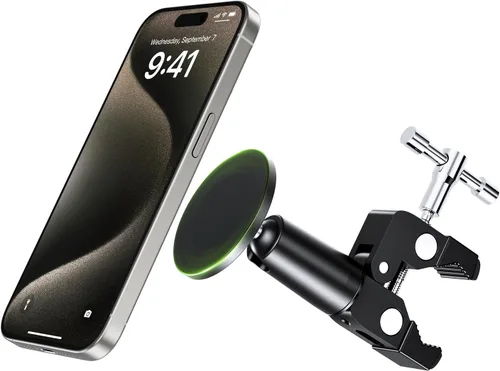 Miniatura 9 de elitehood Soporte y soporte giratorio para teléfono con inclinación de 360 grados, ajustable para micrófono Music Boom y todos los iPhone, teléfono