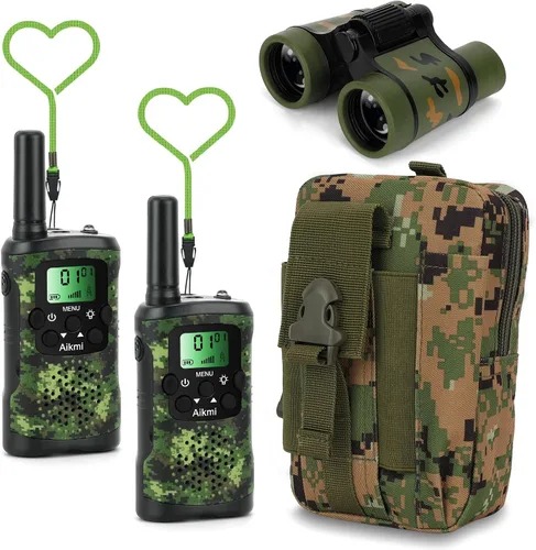 Miniatura 7 de Walkie Talkies para niños, juguetes para niños de 5 años en adelante, juguetes al aire libre, radio de 2 vías, 22 canales, 3 millas de alcance
