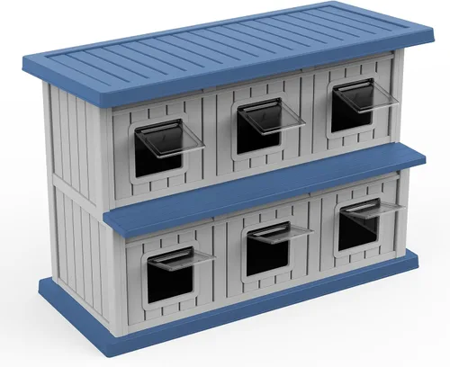 Miniatura 13 de DRATO Casa para gatos al aire libre, impermeable, material de polipropileno, refugio para gatos, robusto, resistente, fácil de montar, cálida casa