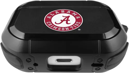 Miniatura 5 de Funda negra duradera para Apple AirPods Pro (1ª/2ª generación) con mosquetón - Alabama Crimson Tide