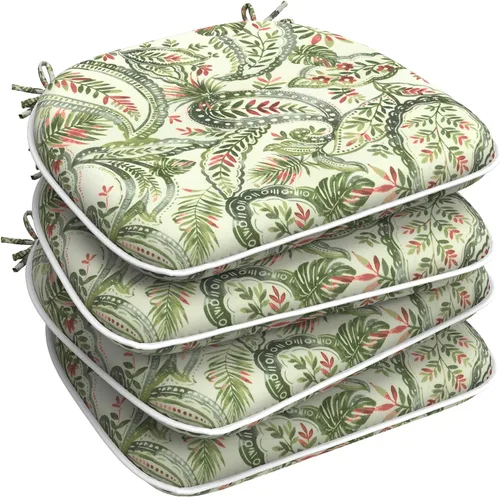 Miniatura 36 de LVTXIII - Cojines de asiento de patio de 16 pulgadas de profundidad x 17 pulgadas de ancho, cojines para sillas de exteriores, para todo tipo de gris