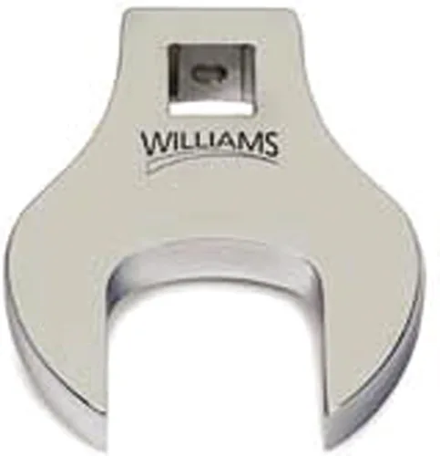 Williams Llave métrica de 3/8 pulgadas para patas de gallo de extremo abierto de 0.945 in, diseñada para un enganche rápido y seguro en sujetadores