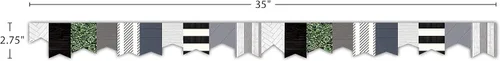 Miniatura 7 de Banderines modernos con ribete troquelado