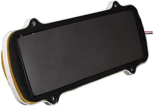 Miniatura 2 de Señal de taxi LED azul y verde para techo con batería recargable USB, base magnética impermeable (azul)