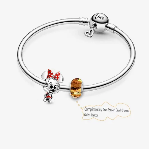 Miniatura 4 de HappyStar Cuentas de abalorios para pulseras de dije collar de joyería europea plata de ley 925 para mujer y niña cuentas de joyería de regalo