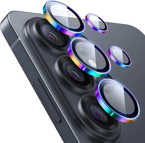 Miniatura 10 de ESR Protector de lente de cámara compatible con Samsung Galaxy S22 Ultra (2022), vidrio templado ultrafino resistente a los arañazos con borde