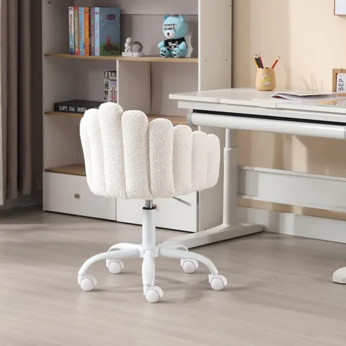 Miniatura 8 de HEAH-YO Lindas sillas para niños, sillas de escritorio ajustables para niños con reposabrazos y respaldo, silla giratoria para computadora