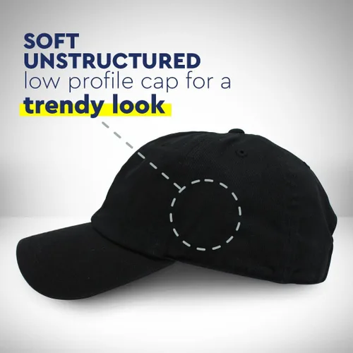 Miniatura 7 de Gorra de béisbol suave personalizada con texto personalizado para papá de algodón para hombres y mujeres