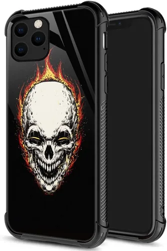 Miniatura 22 de ZHEGAILIAN Funda para iPhone 11, protección de grado militar, esquinas a prueba de golpes, funda antiarañazos para iPhone 11, nebulosa verde