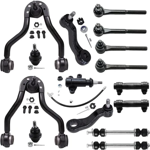 Miniatura 34 de Detroit Axle - Kit de suspensión frontal de 16 piezas para RWD Chrysler 300 Dodge Charger Challenger Magnum 6 brazos de control con rótulas 2