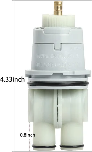 Miniatura 2 de RP46074 Cartucho de válvula universal apto para grifos De-lta Serie 13/14 Válvulas de ducha para De-lta RP46074 Reemplazo de cartucho de válvula