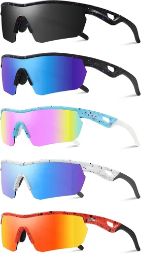 Miniatura 30 de Kids Sunglasses Youth Baseball Sunglasses for Boys Girls 3-12 Polarized Softball Sports Goggles UV Protection