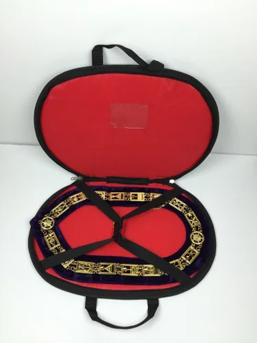 Miniatura 4 de Masonic Regalia LOCOP Cadena Collar Metal Dorado