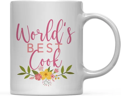 Miniatura 18 de Andaz Press Taza de café de 11 oz, regalo de broma de la mejor abbuela del mundo, diseño floral, paquete de 1