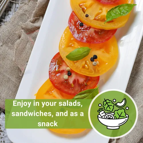 Miniatura 5 de Sow Right Seeds - Semillas de tomate Kellogg's Breakfast para plantar - Paquete de reliquia sin OMG con instrucciones para plantar un huerto casero