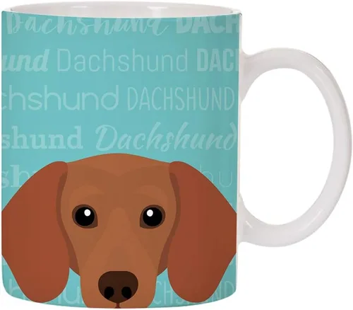 Miniatura 34 de Taza de café de cerámica con diseño de raza de perro de 11 oz (Border Collie)