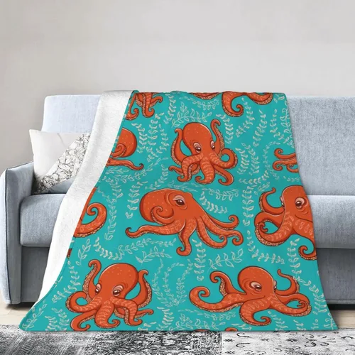 Miniatura 11 de Manta de Dinossaurios Linda Manta de Forro Polar Super Suave y Cálida para Cama, Edredón para Sofá, Dormitorio, Oficina, Coche, Toda Estación, Manta