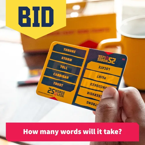 Miniatura 3 de 25 Words or Less Board Game, Figure Out the Secret Words Before Time Runs Out, 300 Cards, Timer & Countdown Board Included, Fast-Paced Party Game