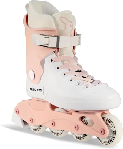 Miniatura 2 de Patines en línea para mujeres y niñas, patines en línea para adultos para exteriores e interiores, con carcasa exterior duradera y soporte